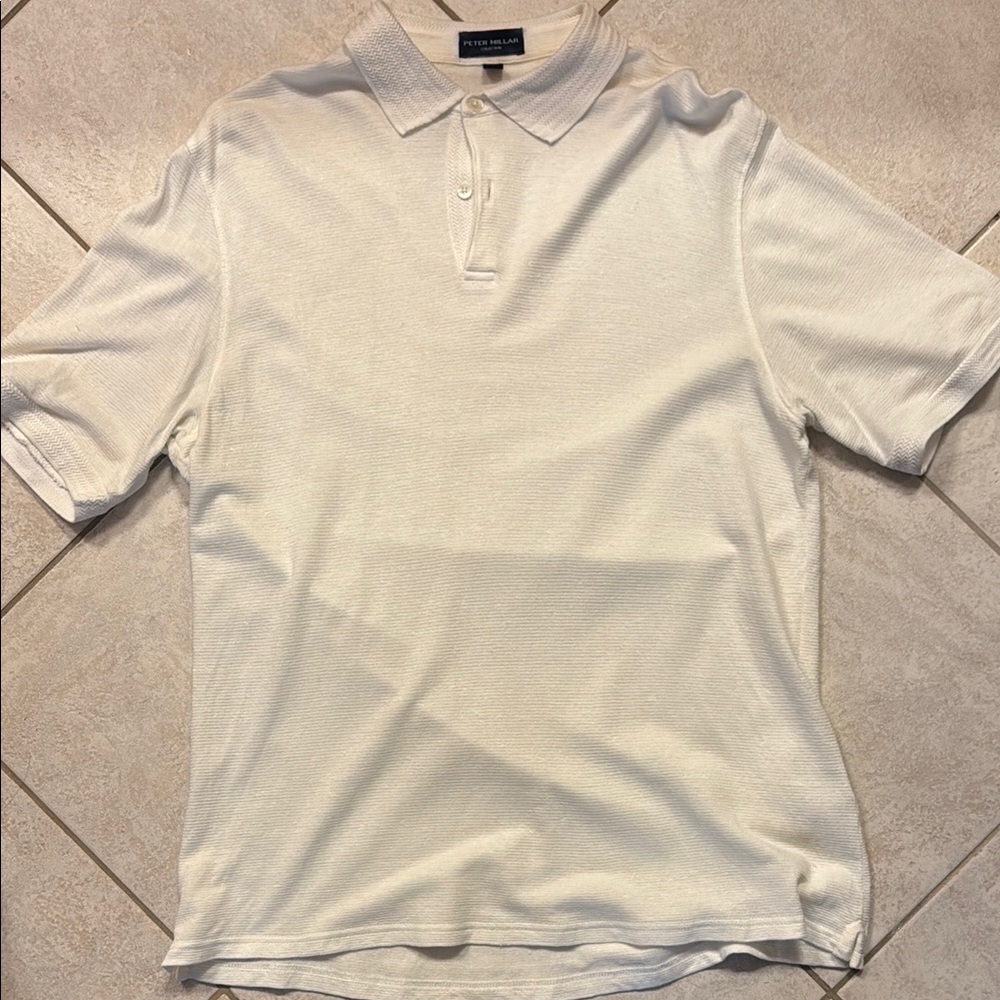 Peter Millar Cotton/Linen Polo Shirt